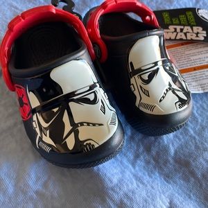 Crocs Infant Boys' Star Wars Storm Trooper Clog Black Size 5